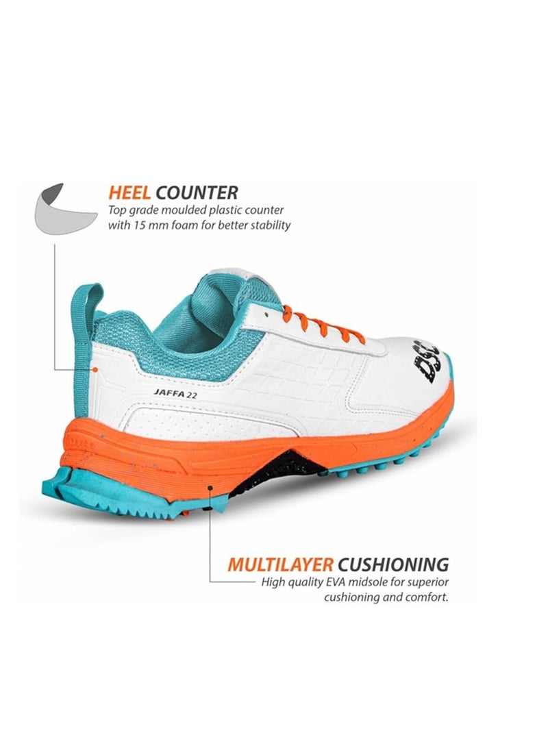 DSC Jaffa 22 Cricket Shoes for Boys & Men – Lightweight, Durable, Embossed Design, Non-Slip Grip, Comfortable Sports Footwear - Image 3