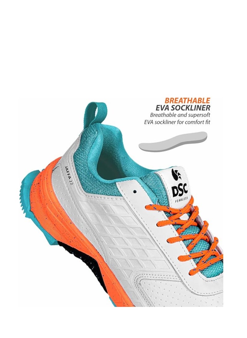 DSC Jaffa 22 Cricket Shoes for Boys & Men – Lightweight, Durable, Embossed Design, Non-Slip Grip, Comfortable Sports Footwear - Image 4