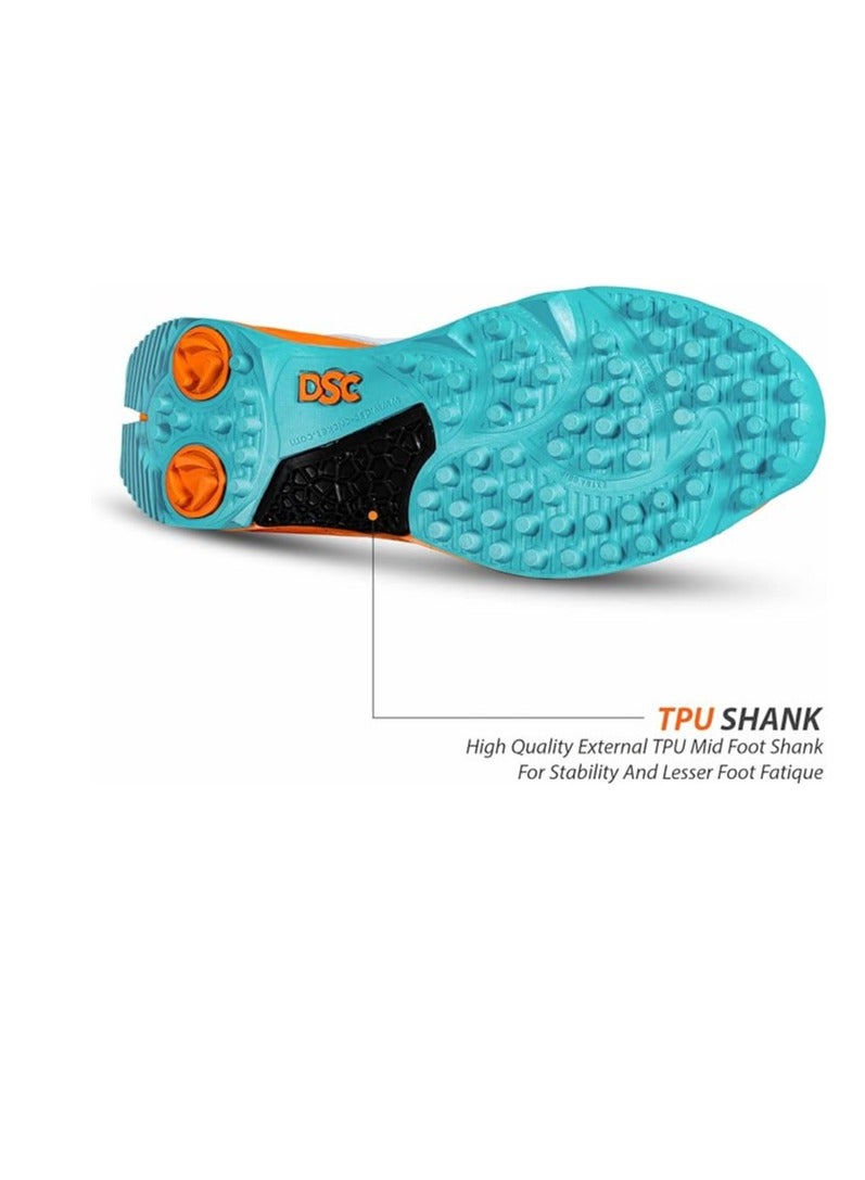 DSC Jaffa 22 Cricket Shoes for Boys & Men – Lightweight, Durable, Embossed Design, Non-Slip Grip, Comfortable Sports Footwear - Image 2