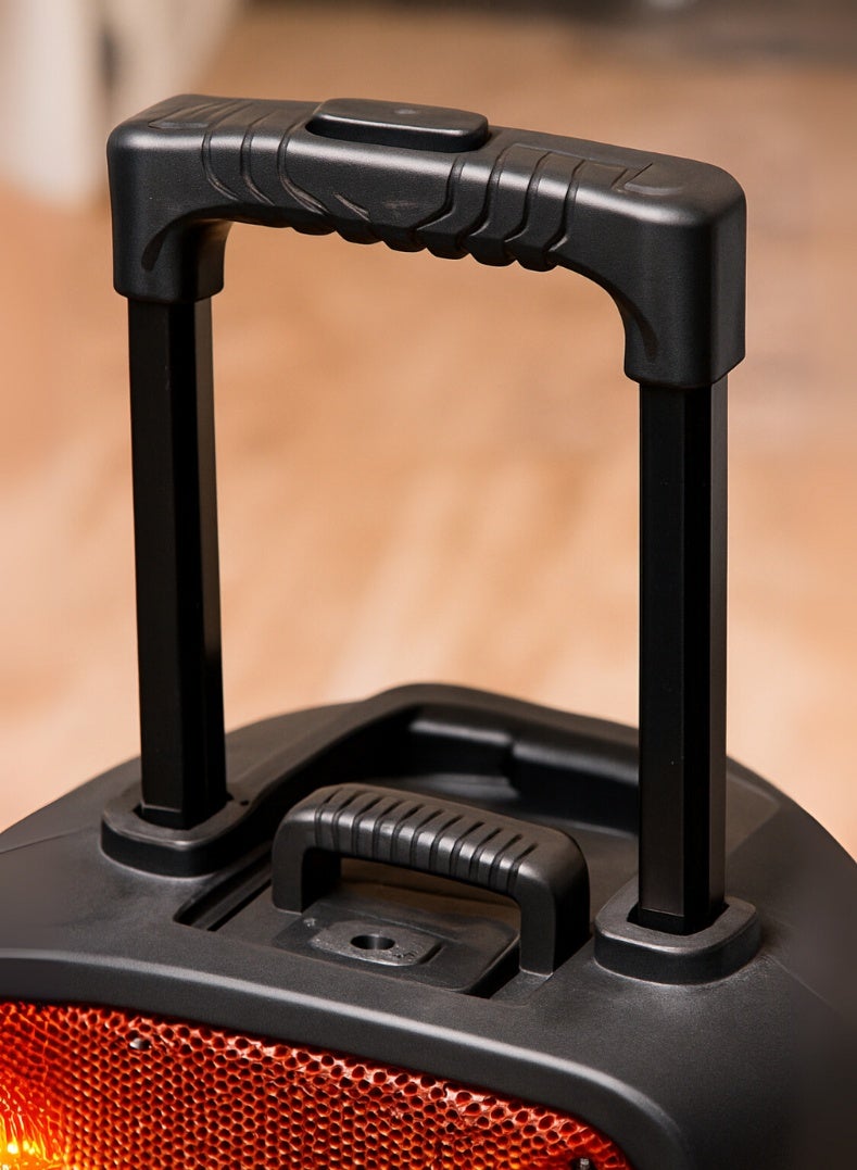 iSONIC IS484 12″ Trolley Bluetooth Speaker with 30W Subwoofer, TWS Function, Wireless Mic & Remote, Rechargeable Portable Party Speaker for Indoor & Outdoor Entertainment - Image 2