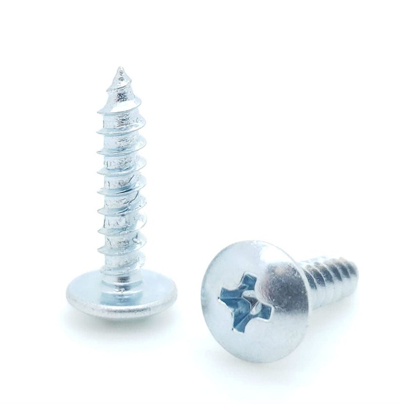 100 Qty #6 x 5/8"" Zinc Plated Phillips Truss Head Wood Screws (BCP537)