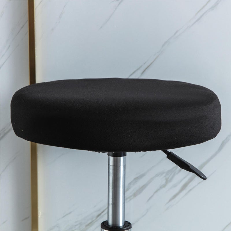 Elastic Round Stool Cover Four Seasons Solid Color Chair Cover Lifting Round Chair Cover Bar Table Round Chair Small Round Cover - Image 4