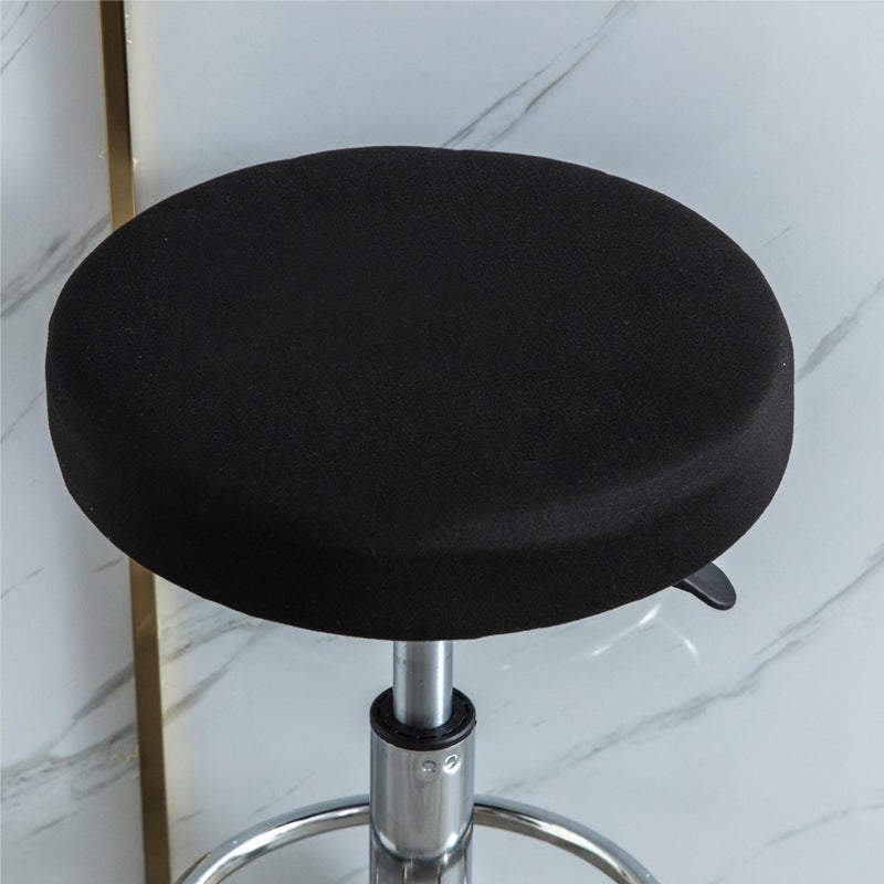 Elastic Round Stool Cover Four Seasons Solid Color Chair Cover Lifting Round Chair Cover Bar Table Round Chair Small Round Cover - Image 3