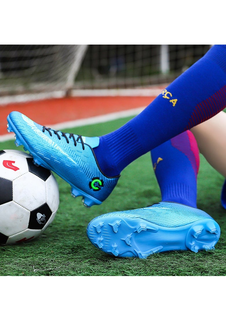 Generic - Men's Soccer Cleats, Indoor Turf Lightweight, Performance Training Soccer Shoes, Soft Ground Athletic Football Boots Outdoor - Image 1