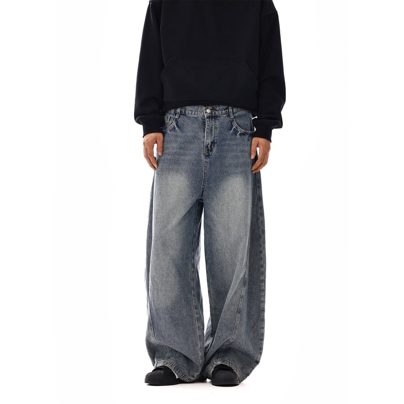 Unisex Casual Daily Denim Jeans - Image 2