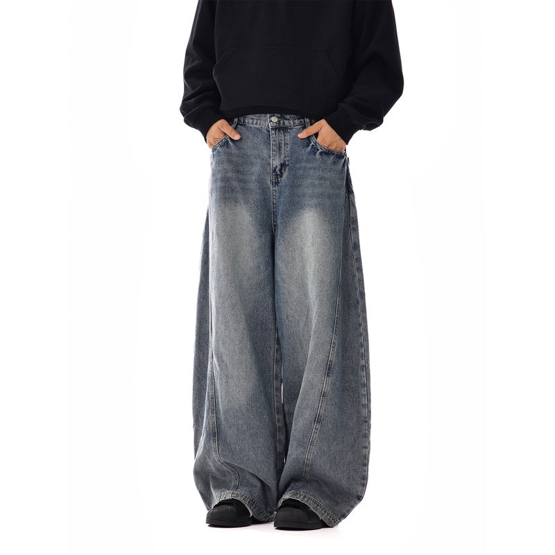 Unisex Casual Daily Denim Jeans - Image 4