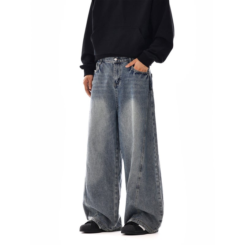 Unisex Casual Daily Denim Jeans - Image 3