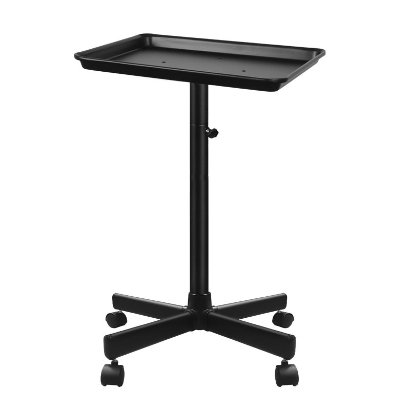 Findabetter Salon Tray Salon Rolling Tray with Metal Feet Height Adjustable Hair Color Tray NonRusting 