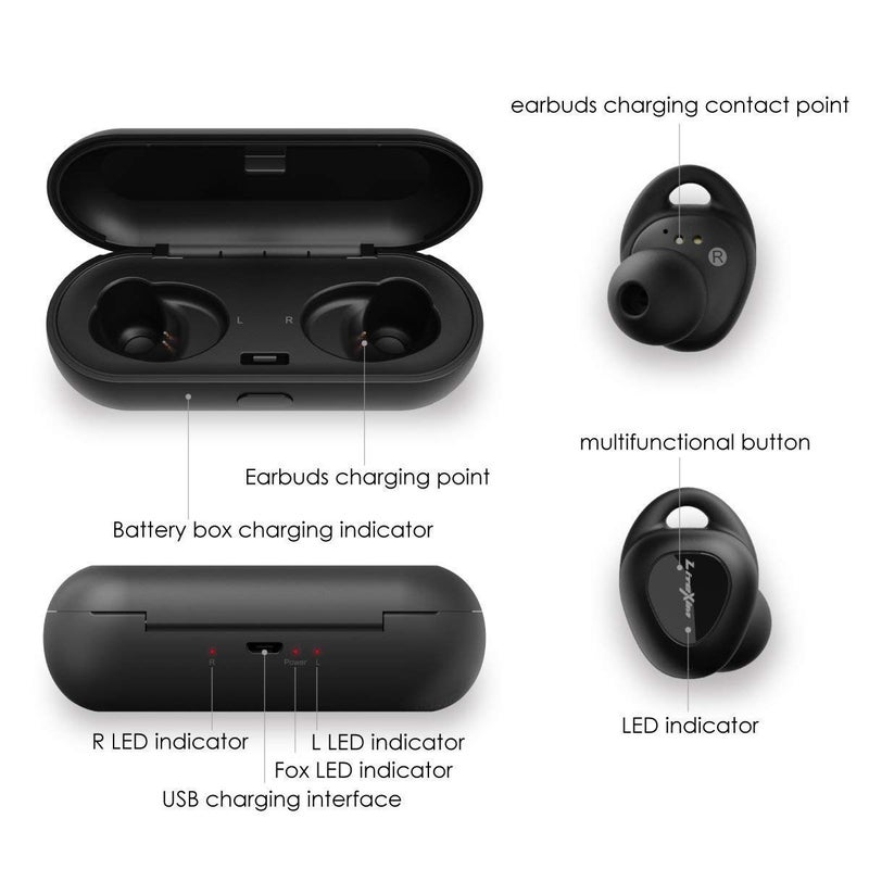 LiteXim Wireless Bluetooth Earbuds - 16H Pl - Image 4