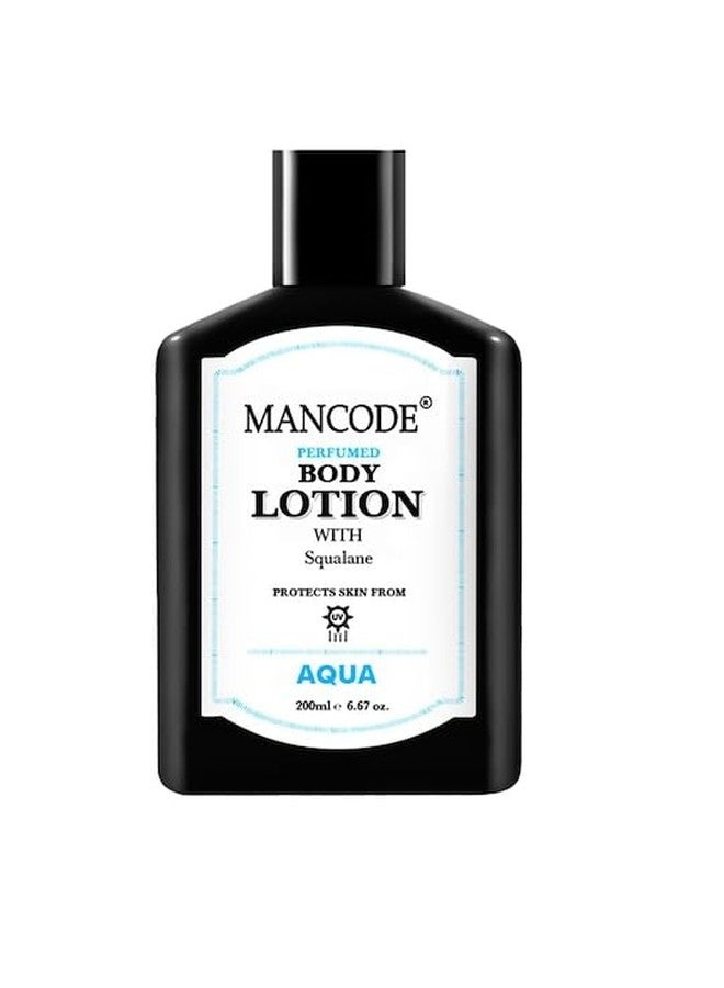 MAN CODE Mancode Aqua Body Lotion For Men 200ml | Easy Absorption | Nourishing Formulation | Hydrating Moisturization | Intense Care | Smooth Texture | Healthier Complexion | Elevates self-care. - Image 5