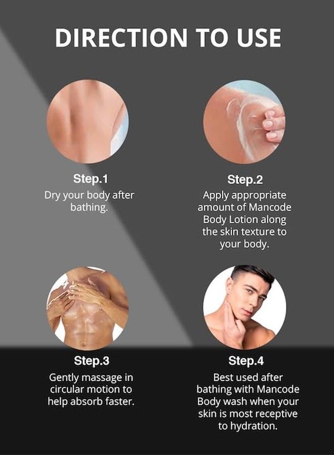 MAN CODE Mancode Aqua Body Lotion For Men 200ml | Easy Absorption | Nourishing Formulation | Hydrating Moisturization | Intense Care | Smooth Texture | Healthier Complexion | Elevates self-care. - Image 4