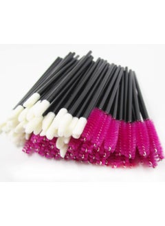 LifexTol 200pc Eyelash Brush Lip Brush, Disposable Mascara Wands Eyebrow Brush Eyelash Spoolies for Eyelash Extensions Makeup Tool, Disposable Makeup Applicator Kit-B 