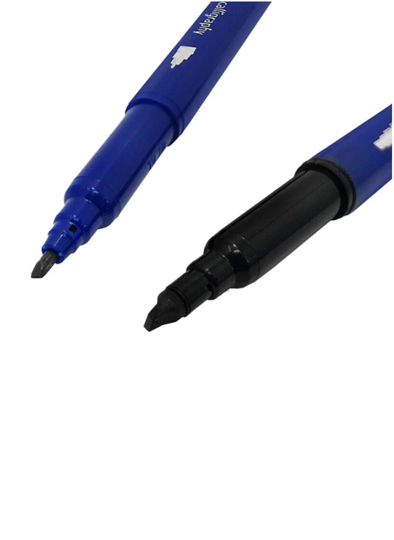 STAEDTLER 12-Piece Double-ended Fibre-Tip Calligraphy Pens Multicolour  - Image 2