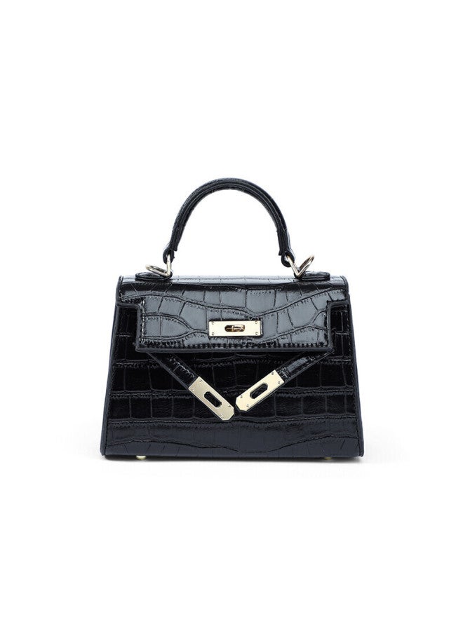 Viney Leather Handbag, Women's Luxury Kelly Bag, Crossbody, Handheld, Shoulder Bag, Birthday And Mother's Day Gift For Mom, Practical Present - Image 2