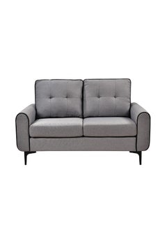 DANUBE HOME Melba 3 With 2 Fabric Sofa Set Modern Design Five Seat Sofa Set Comfortable Living Room Furniture L197Xw75Xh86Cm/L143Xw75Xh86Cm - Grey  - Image 5