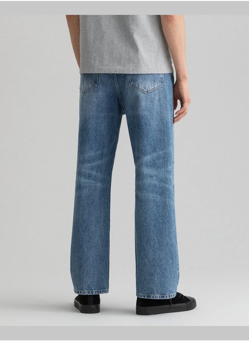 غانت GANT Loose Straight Leg Jeans