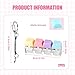 PKRFCJ 2 Pcs Keyboard Fidget 4Key Keyboard Fidget Clicker for Adults Macaron Color Relieve Stress and Anxiety Keychain Accessories Easy to Carry Creative Gifts for Family and Friends - Image 4