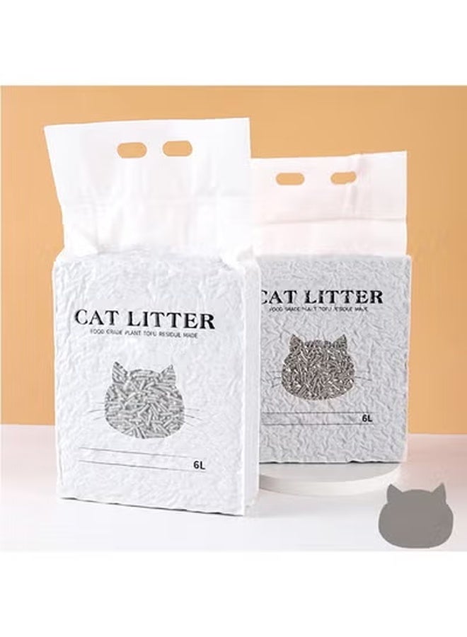 KLNAMAEAAN Pack of 2 Biodegradable Fast Clumping Cat Litter Bamboo Charcoal Odorless - Image 1
