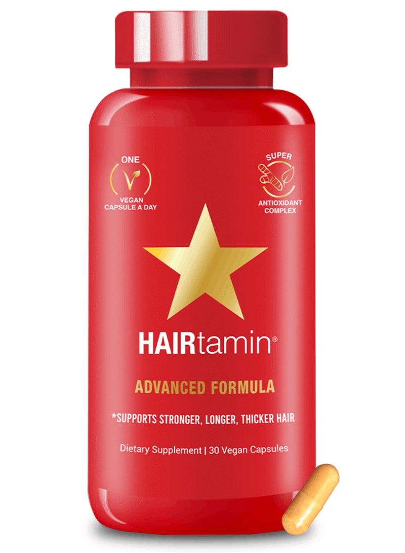HAIRTAMIN Hairtamin Adv Formula Veg Caps 30S