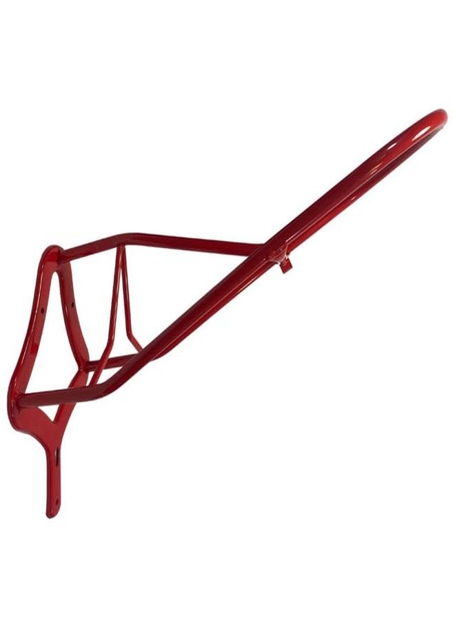 إنتريبيد إنترناشونال حامل سرج أمامي للمقعد يُثبّت على الحائط من إنتريبيد إنترناشونال - حل تخزين آمن وموفر للمساحة لسروجك الإنجليزية - منظم خفيف الوزن ومتين وقابل للتخصيص - أحمر - Image 2