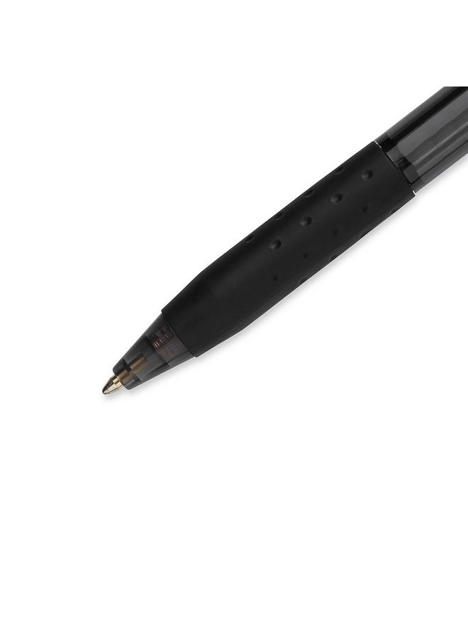 بيبر ميت أقلام حبر جاف قابلة للسحب من Paper Mate InkJoy 300RT، رأس متوسط (1.0 مم)، أسود، 24 قلمًا  - Image 2
