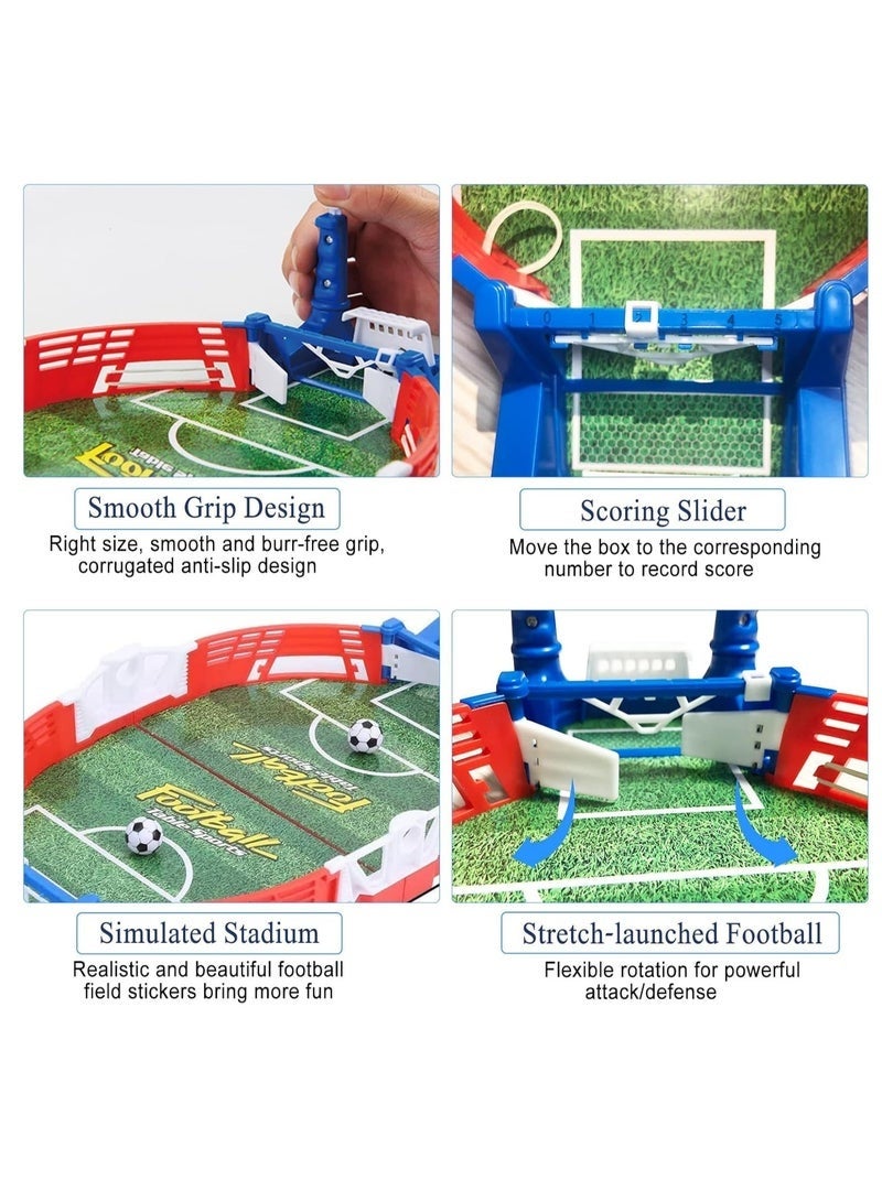 YelaJoy Mini Two-Person Foosball Games, Tabletop Football Soccer Pinball for Indoor Game Room, Table Top Foosball Desktop Sport Board Game for Adults, Kids, Family Game, Night Fun - Image 2