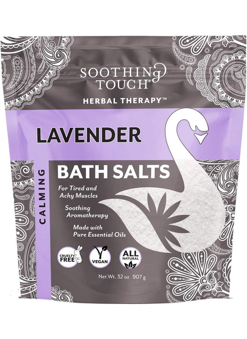 Soothing Touch Soothing Touch W67369L32 Bath Salts Lavender 32Ounce 