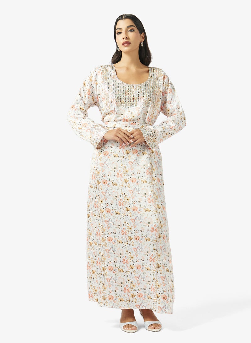 hayas closet Embroidery & Stonework  Jalabiya - Image 1