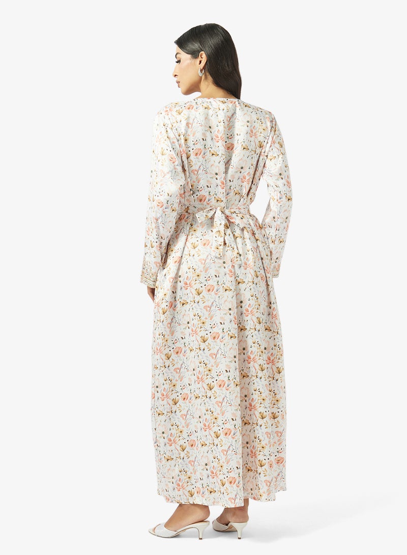 hayas closet Embroidery & Stonework  Jalabiya - Image 2