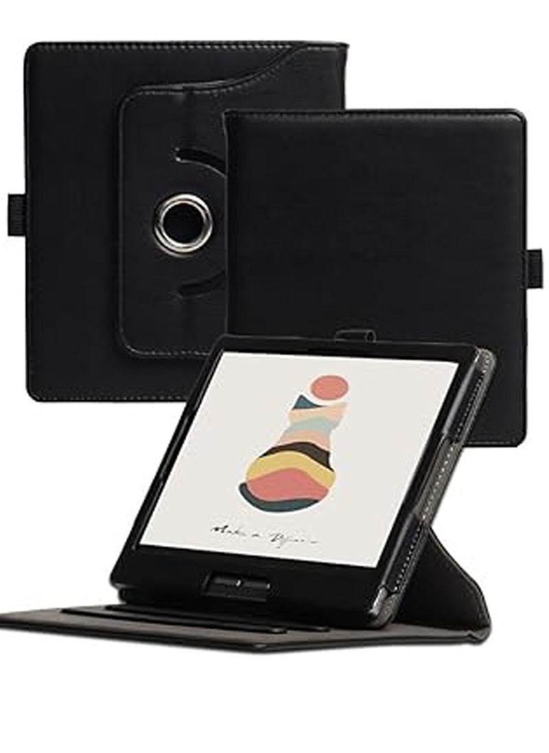 Generic 360 Degree Rotating Funda Compatible with Onyx Boox Go Color (2024) 7 inch eBook Magnetic Case Pencil Holder Cover with Hand Strap For Boox Go Color 7  - Image 1