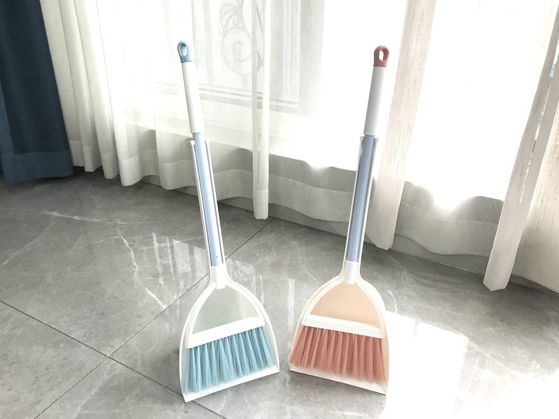 BSMstone Kids Broom and Dustpan Set-Mini Dustpan and Broom for Children Housekeeping Pretend Play Cleaning Tools Set (Pink) - Image 4