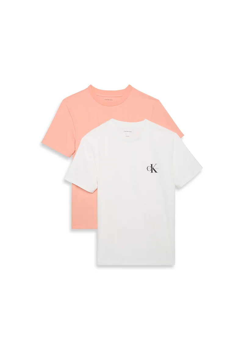 Calvin Klein Jeans 2 Pack Cotton Monogram T-Shirts