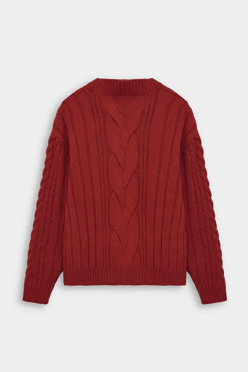 Giesto Brick Red GIESTO Men's Cotton Sweater for Men | Best Price UAE