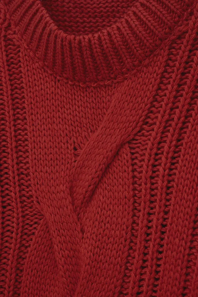 Giesto Brick Red GIESTO Men's Cotton Sweater for Men | Best Price UAE