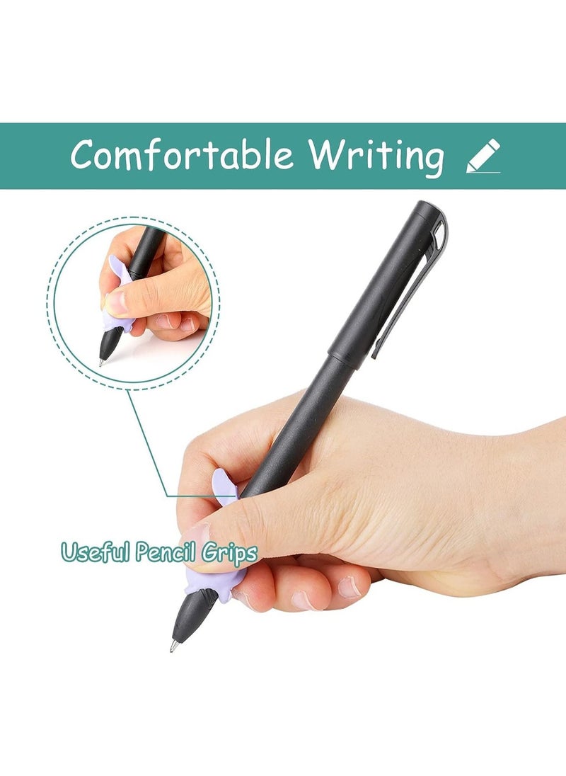 TEGRILO - Handwriting Copybook Magic Calligraphy Practice Book For Kids, Reusable Tracing Practice kit. Included Easy Grip Pen & Refill 4 books Math Numbers English Alphabet Drawing A5 - Image 1