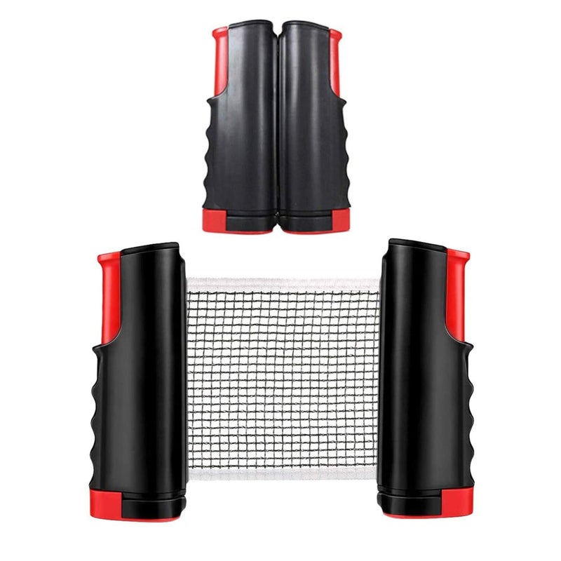 SOLARAE شبكة تنس طاولة قابلة للسحب محمولة / ملحق بديل لكرة الطاولة - Image 1