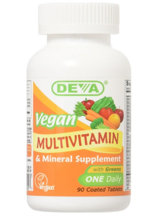 Deva Vegan Vitamins Daily Multivitamin & Mineral Supplement 90 Tablets (Pack Of 1) - Image 1