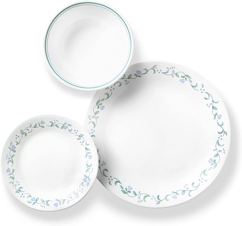 Corelle طقم أدوات المائدة كوريل، أبيض، 12 قطعة - Image 3