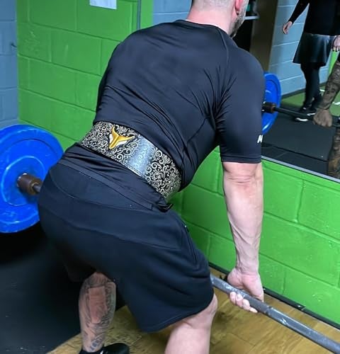 Mytra Fusion Gym Belt whit Buckle Weight Lifting Belt for Gym, Fitness, Workout, women & men Weightlifting Belt (Black, M) - Image 3