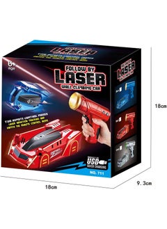 زي كرييت ديزاين Air Racing Wall Climbing RC Car Toys Children Boys Infrared Ray Tracking Zero Gravity Laser Guided Rechargable Christmas Toys  - Image 3