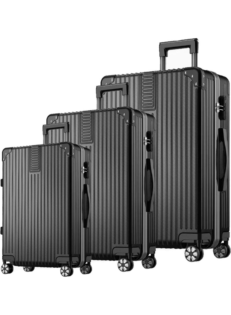 VUCATIN Luggage Sets Expandable Hardshell Luggage 3-piece (20/24/28)" Suitcase Sets with Universal Wheels ABS+PC Lightweight Travel Luggage with Lock - Image 1