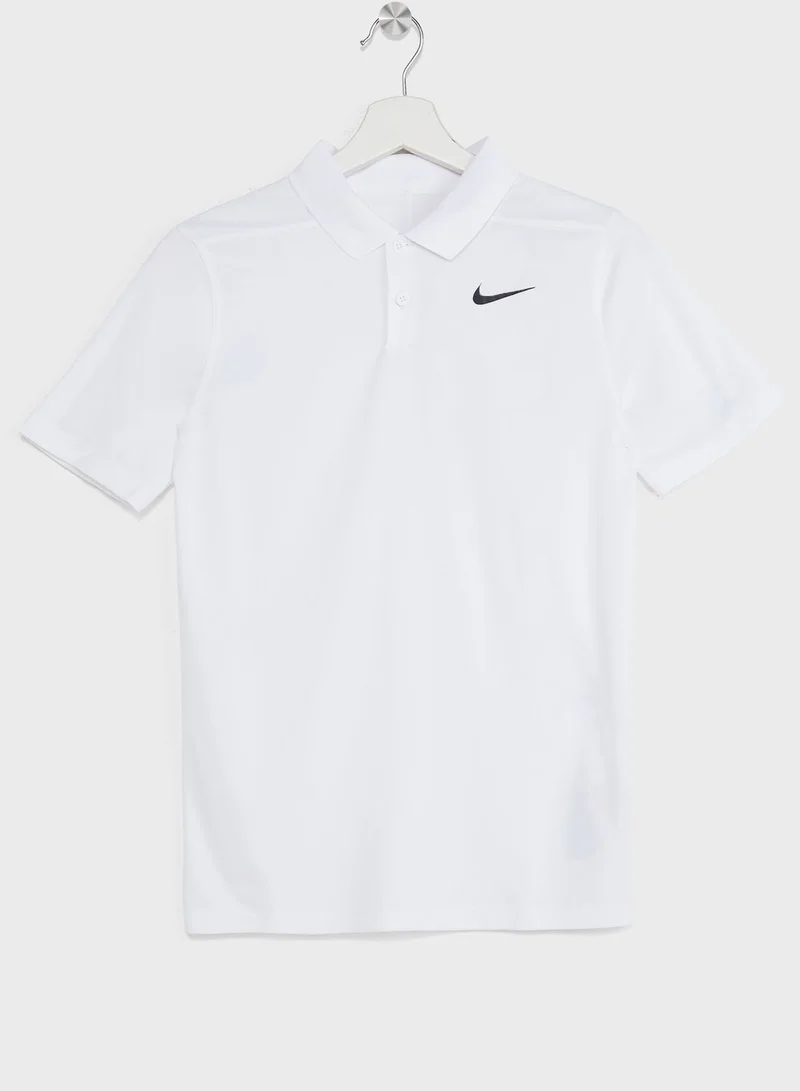 Nike Youth Dri-Fit Victory Stripe Polo