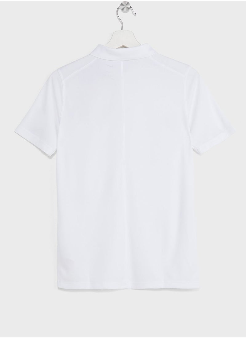 Nike - Youth Dri-Fit Victory Stripe Polo - Image 1