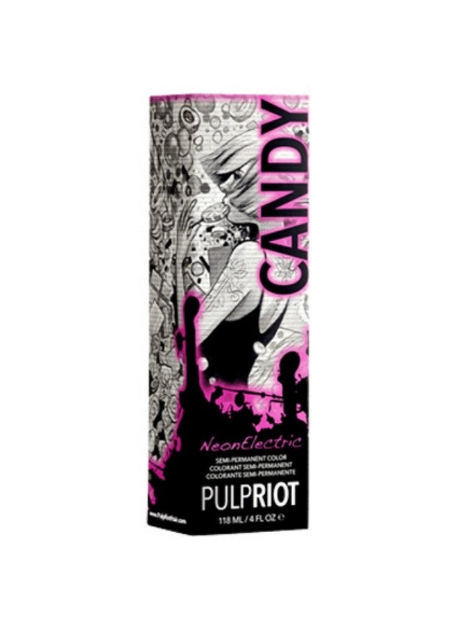 P.R. Pulp Riot Semi-Permanent Neon Hair Color 4Oz- Candy - Image 1