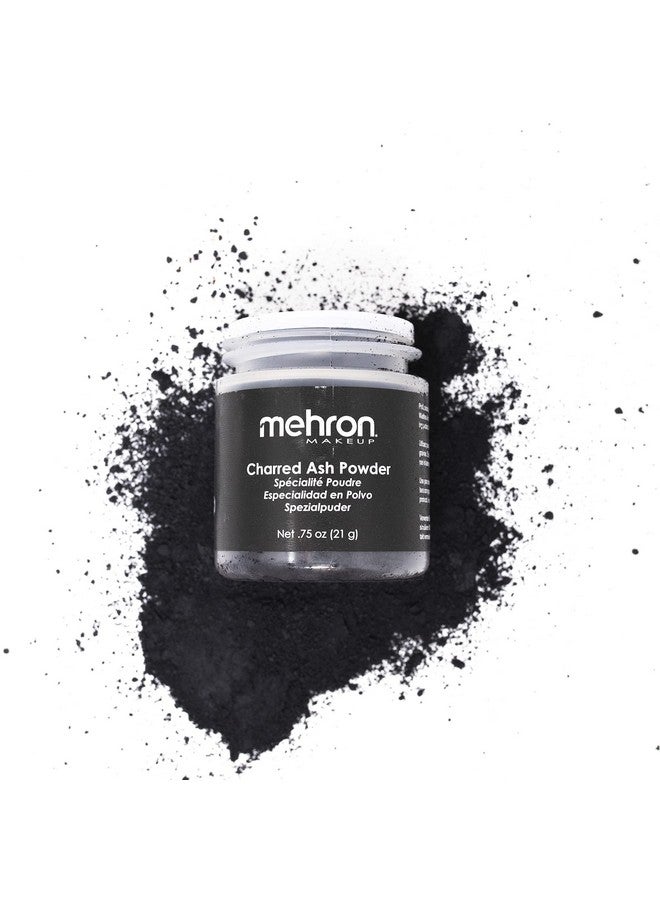mehron Makeup Special Effects Powder (.75 Oz) (Charred Ash) - Image 2