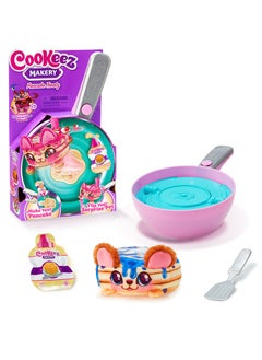 Cookeez Makery Cookeez Makery Pancake Treatz, Assorted 1 Piece (Style & Color May Vary), Battery Operated | Scented Interactive Plush | Make your Surprise Pancake Pet! | Flip to Reveal your Mystery Plush  - Image 1