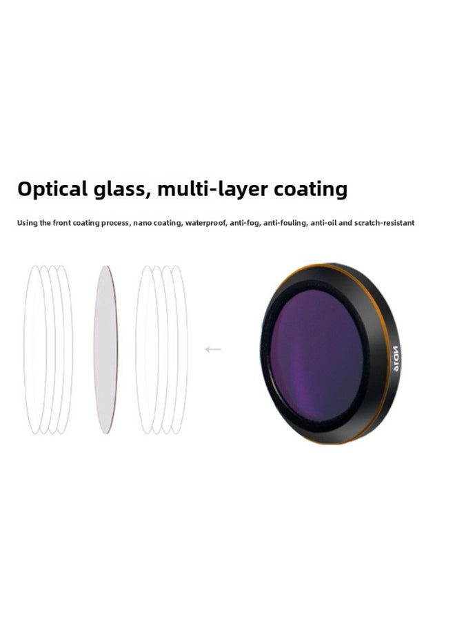 JSR Dajiang Drone For DJI Royal MavicPro GD Filter Accessories ND Dimming Polarized PL-Color:Royal Gd 6in1 (uv+cpl+nd4+nd8+nd16+nd32) Jsr-1875