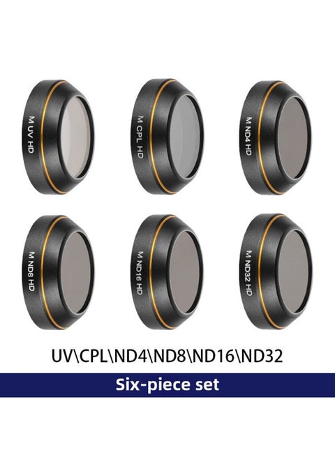 JSR Dajiang Drone For DJI Royal MavicPro GD Filter Accessories ND Dimming Polarized PL-Color:Royal Gd 6in1 (uv+cpl+nd4+nd8+nd16+nd32) Jsr-1875
