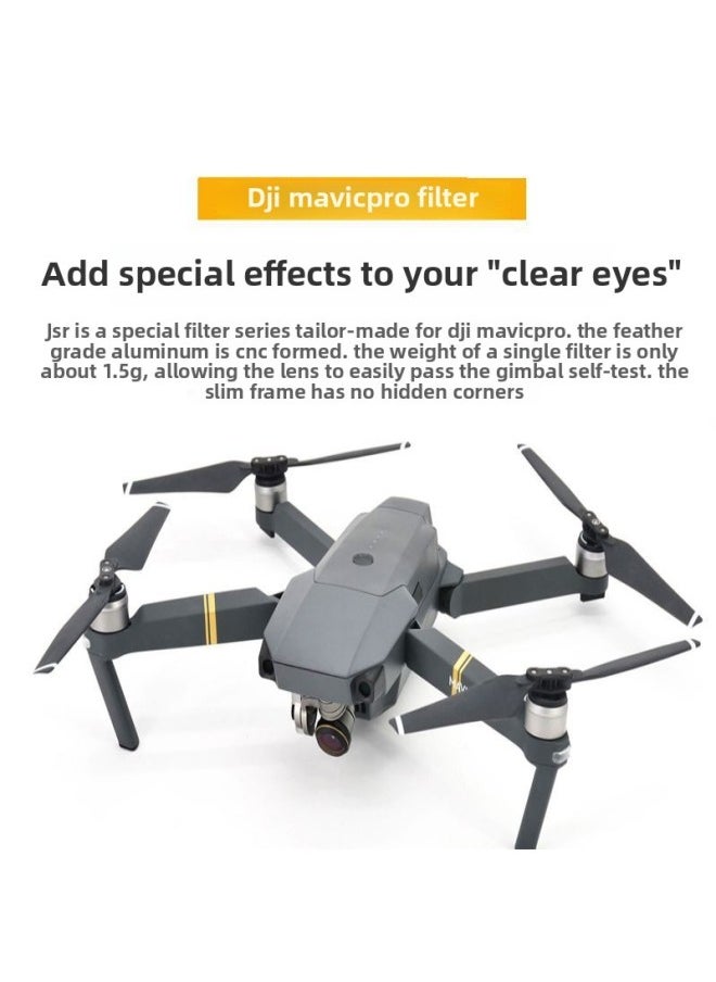 JSR Dajiang Drone For DJI Royal MavicPro GD Filter Accessories ND Dimming Polarized PL-Color:Royal Gd 6in1 (uv+cpl+nd4+nd8+nd16+nd32) Jsr-1875