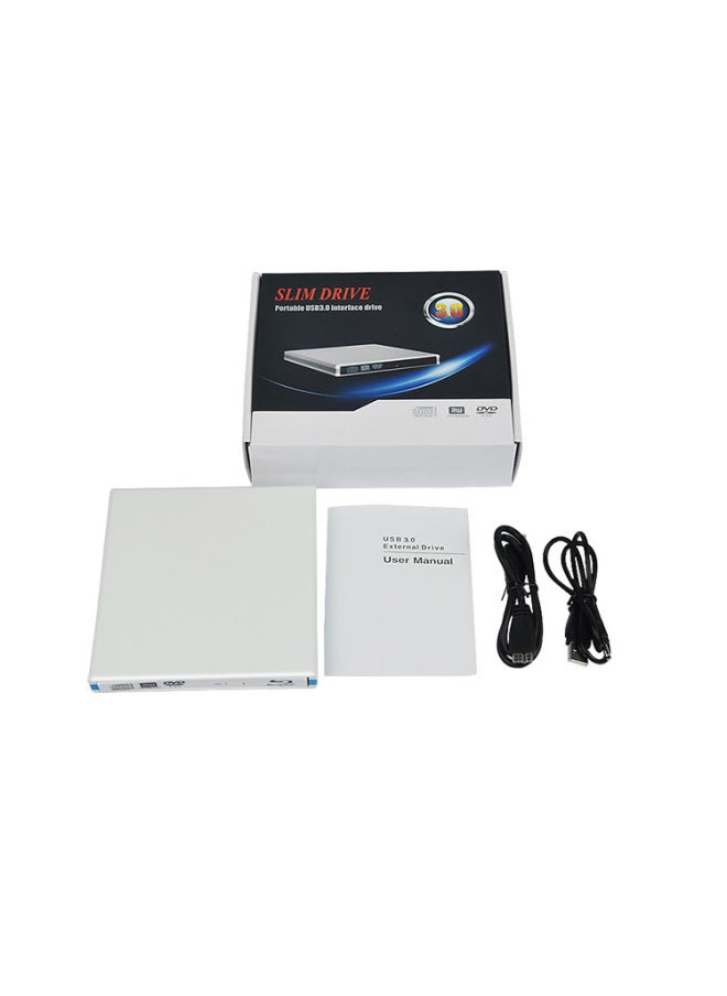 ماركة غير محددة مجموعة محرك أقراص ضوئية خارجي USB3.0 مقاس 12.7 مم لأجهزة الكمبيوتر المحمولة والمكتبية بمنفذ USB3.0 - اللون: أصفر  - Image 4